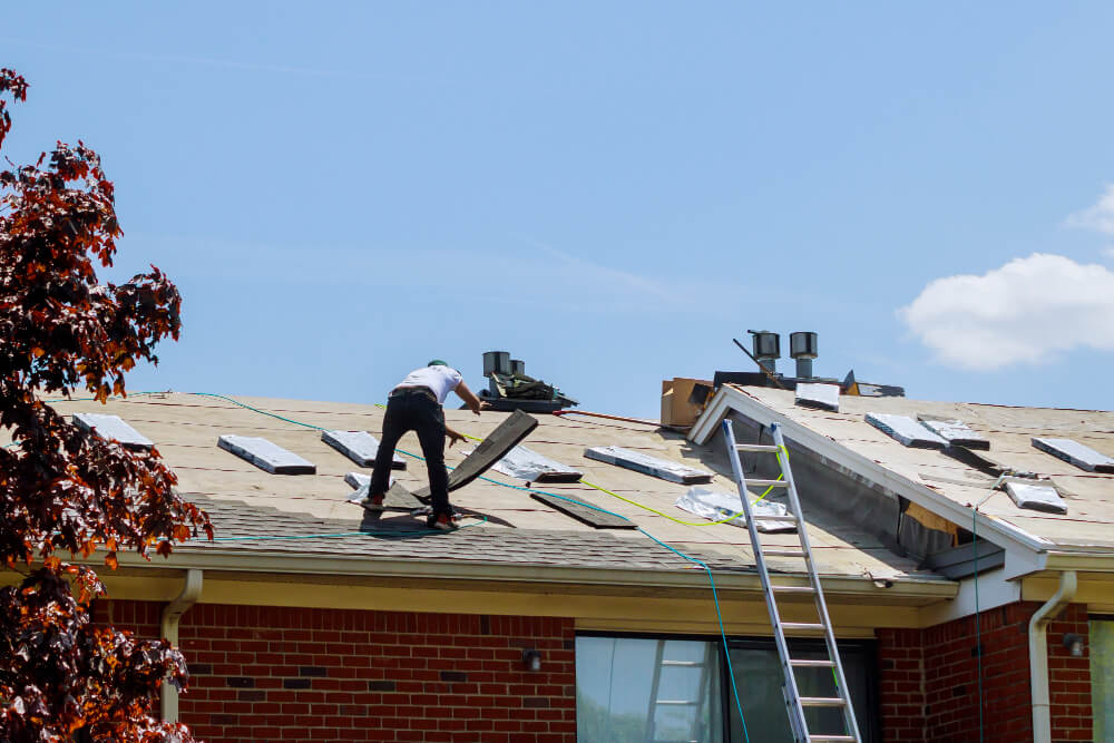 roof replacement in Katy